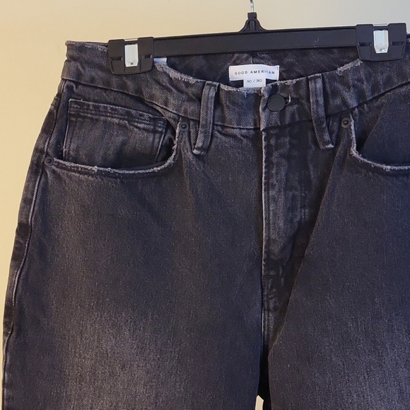 Good American Heritage High Waist Straight Leg Jeans - Picture 6 of 10
